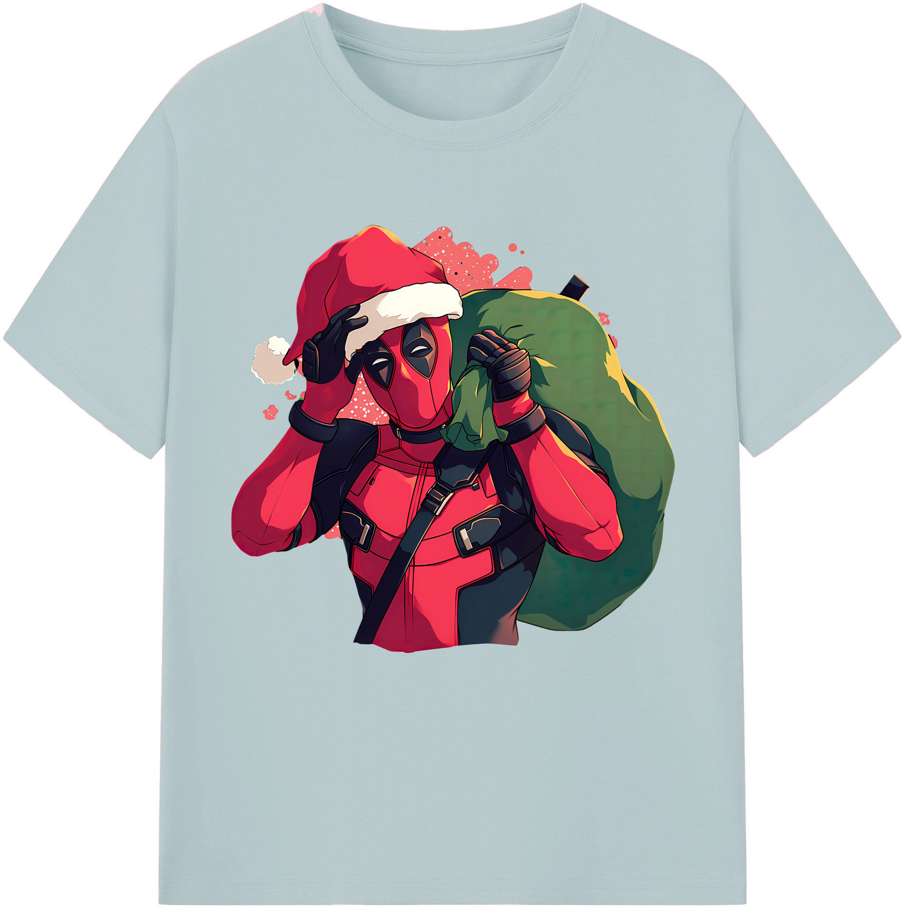 （画像用） Deadpool デッドプール 綿100％半袖Tシャツ（フロントプリント）